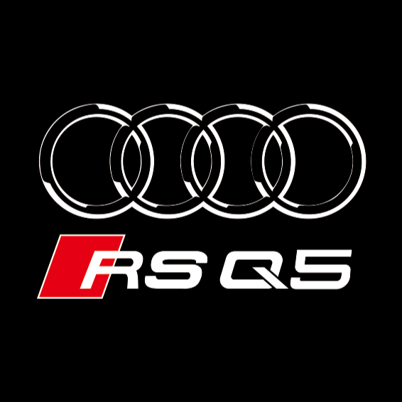 AUDI LOGO PROJECTOT LIGHTS Nr.19 (Menge 1 = 2 Logo Folien /2 Türleuchten)