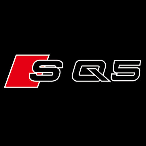 AUDI LOGO PROJECTOT LIGHTS Nr.19 (الكمية 1 = 2 Logo Films /2 أضواء الباب)