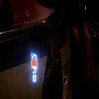 AUDI LOGO PROJECTOT LIGHTS Nr.19 (الكمية 1 = 2 Logo Films /2 أضواء الباب)