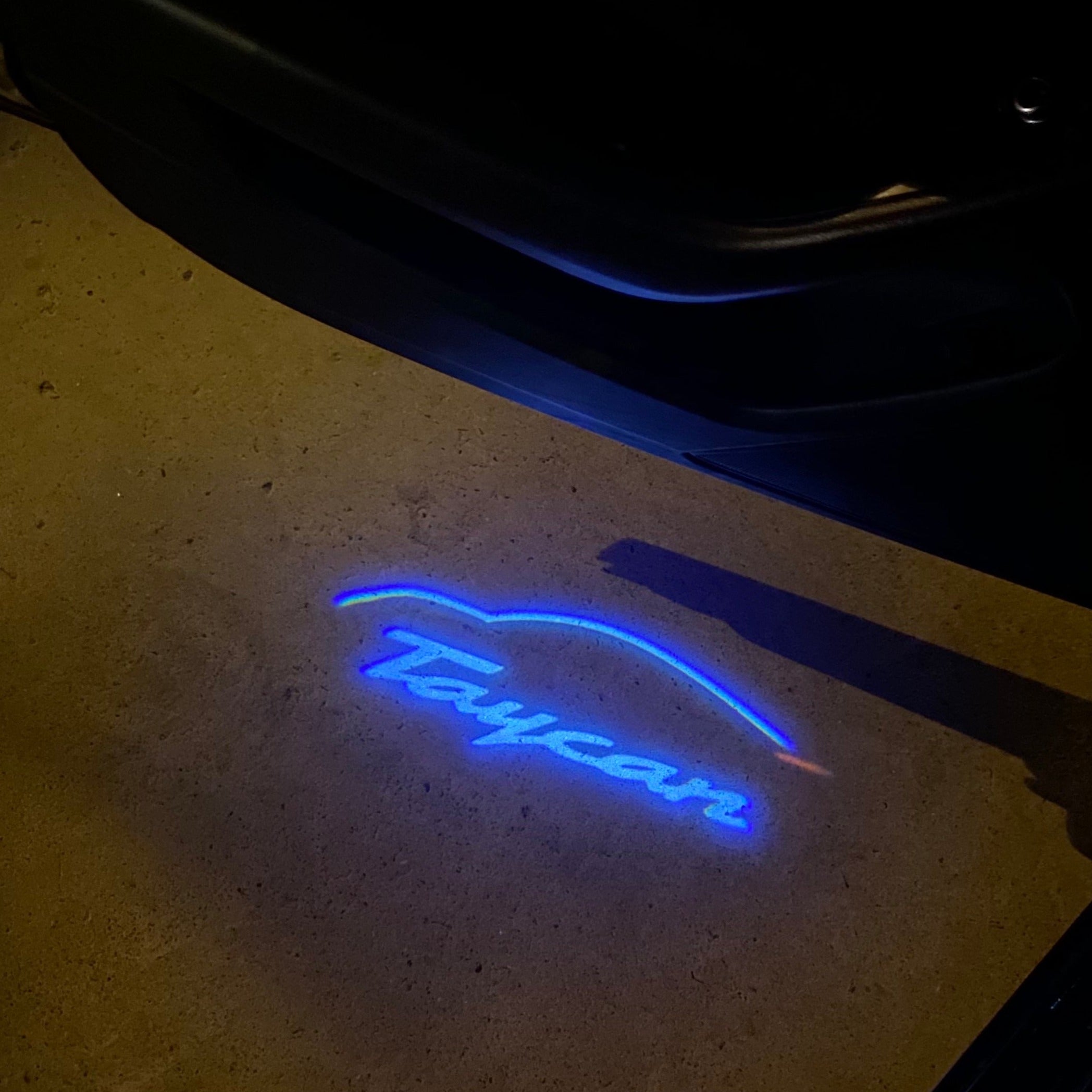 Feu de projection du logo Porsche no 87 (qty.1 = 2 films de logo / 2 feux de porte)