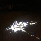 Logotipo de VW Nr. 11 (cantidad 1 = 2 películas con logotipo /2 luces de puerta)