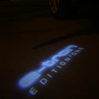 AUDI LOGO PROJECTOT LIGHTS Nr.19 (الكمية 1 = 2 Logo Films /2 أضواء الباب)