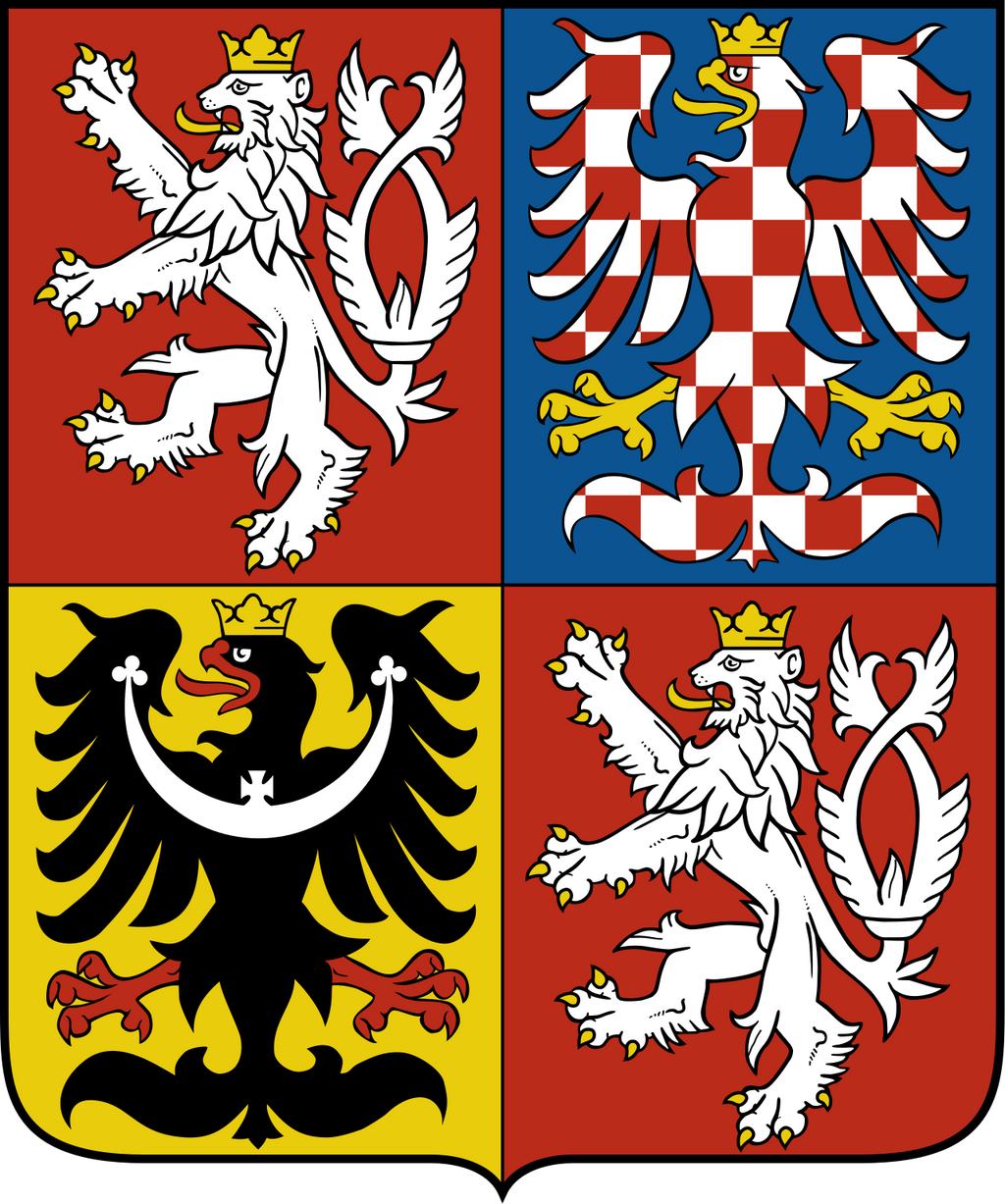 Tschechische Republik Republika Nationalflagge Logo (Menge 1 = 1 Sätze / 2 Logo Film / Kann von Lichtern andere Logos ersetzen )