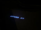 LUCES DE PROYECTOR DE LOGOTIPO ORIGINAL PORSCHE N ° 03 (cantidad 1 = 2 Película de logotipo / 2 luces de puerta)