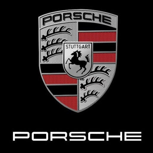 PORSCHE LOGO PROJECTOT LIGHTS Nr.36 (quantité 1 = 2 Logo Film / 2 feux de porte)