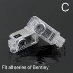 BENTLEY LOGO PROJECROTR LIGHTS Nr.01 (quantità 1 = 1 set/2 luci porta)
