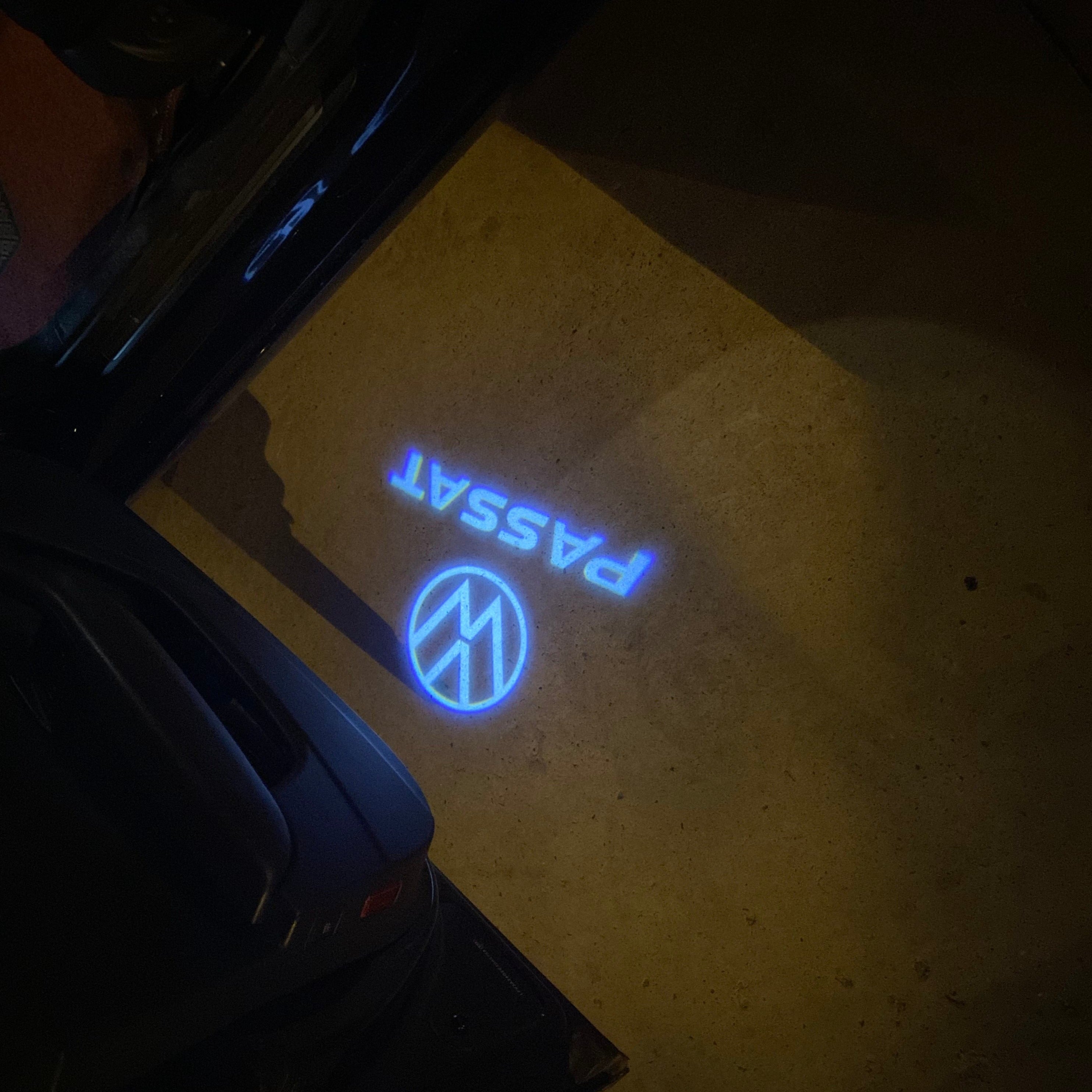 Volkswagen Door lights Logo Nr. 12 (cantidad 1 = 2 logo films /2 luces de puerta)