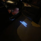 AUDI LOGO PROJECTOT LIGHTS Nr.19 (Menge 1 = 2 Logo Folien /2 Türleuchten)