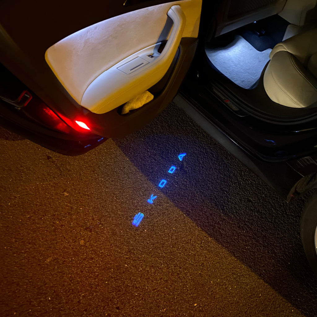 SKODA LOGO PROJEKTOT LIGHTS Nr.19 (Menge 1 = 2 Logo Films /2 Türlichter im Kombi 652899;