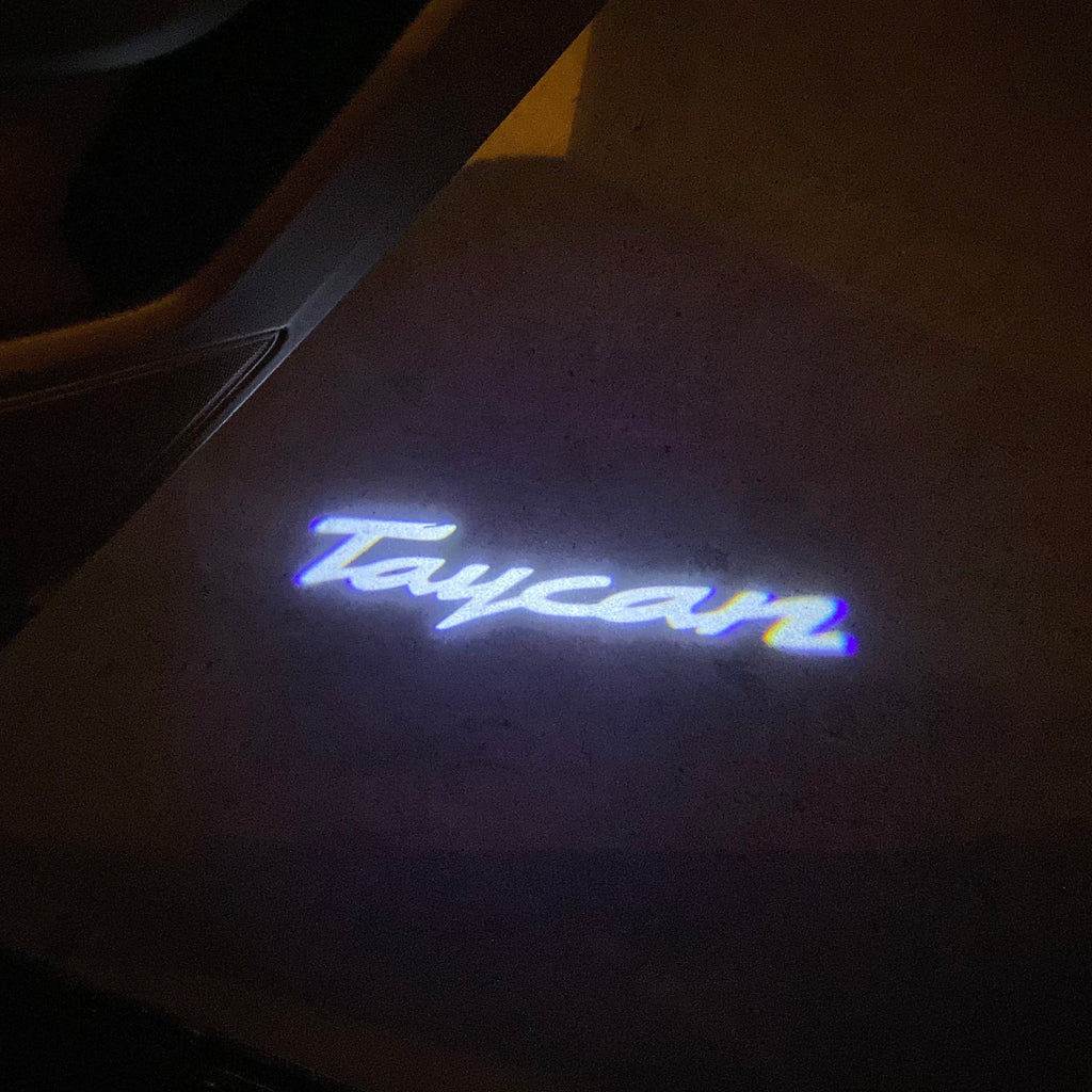 PORSCHE LOGO PROJECTOT LIGHTS Nr.52 (quantità 1 = 2 Logo Film / 2 luci porta)