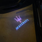 Maserati LOGO PROJECROTR LIGHTS Nr.02 (Menge 1 = 1 Sets/2 Türleuchten)