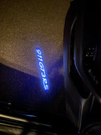Porsche original logo projection Light No. 03 (qty. 1 = 2 logo film / 2 Door Lights)