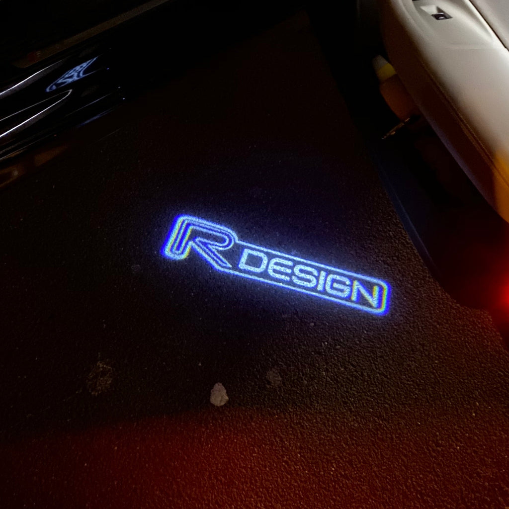 R DESIGN LOGO PROJECROTR LIGHTS Nr.53 (quantité 1 = 2 Logo Film / 2 feux de porte)