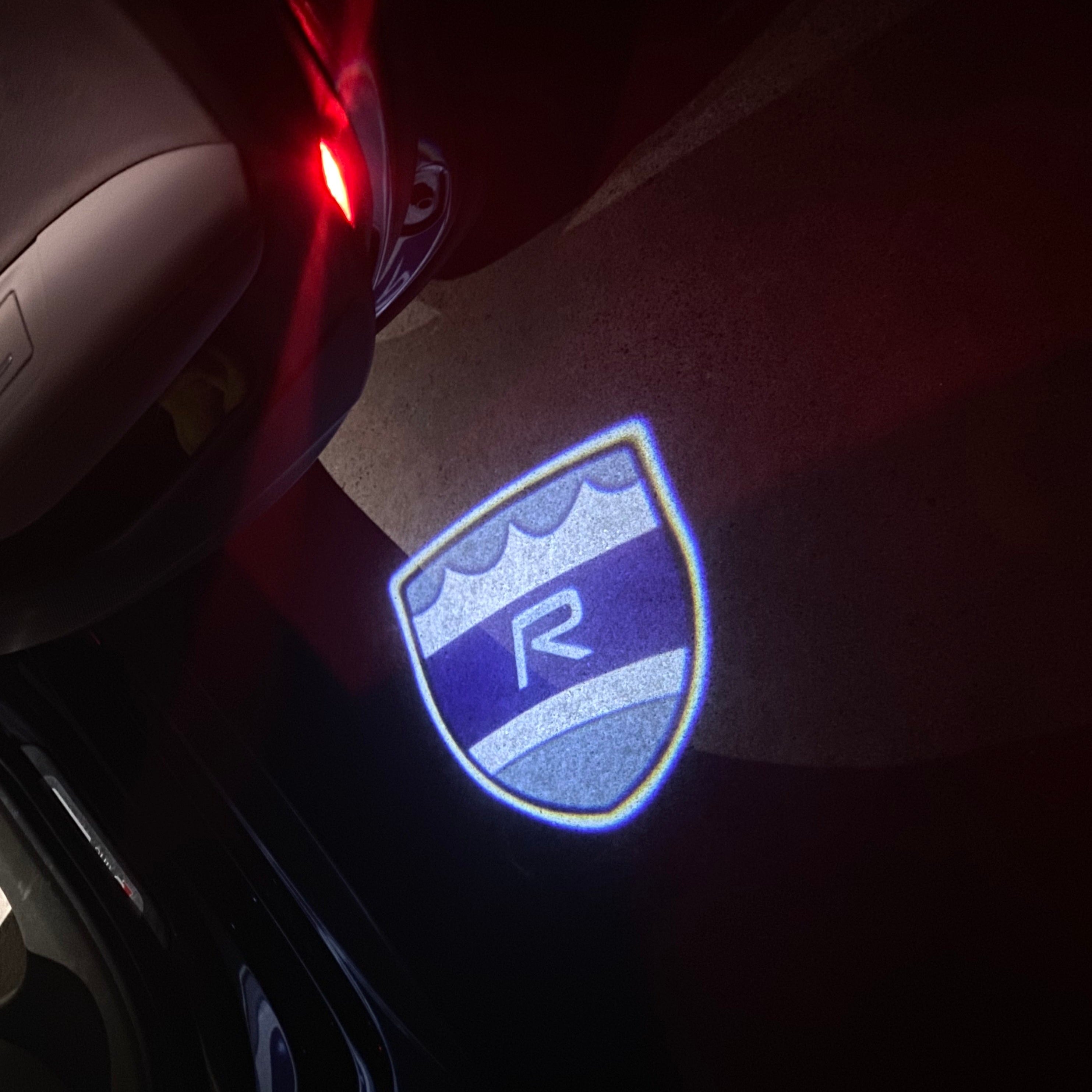 Volvo LOGO PROJECROTR LIGHTS Nr.133 (Menge 1 = 2 Logo Film / 2 Türleuchten)