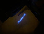PORSCHE LOGO PROJECTOT LIGHTS Nr.84 (cantidad 1 = 2 logo película / 2 luces de puerta)