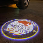 PORSCHE LOGO PROJECTOR LIGHTS Nr.47 (Menge 1 = 2 Logo Film / 2 Türlichter)