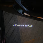 PORSCHE LOGO PROJECTOT LIGHTS Nr.88 (Menge 1 = 2 Logo Film / 2 Türleuchten)