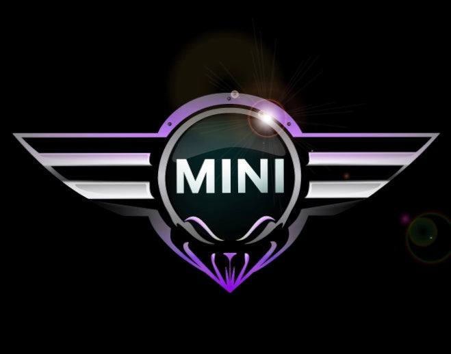 MINI LOGO PROJECROTR LIGHTS Nr.01 (hoeveelheid 1 = 1 sets / 2 deurlichten)
