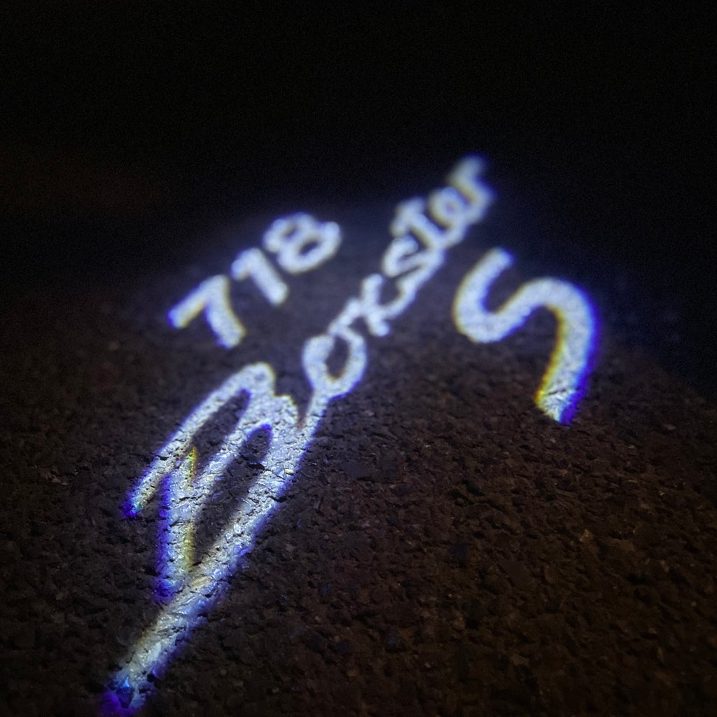 LUCES DE PROYECTO CON LOGOTIPO PORSCHE Boxster S No 17 (cantidad 1 = 2 Película de logotipo / 2 luces de puerta)