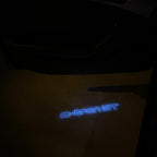AUDI LOGO PROJECTOT LIGHTS Nr.19 (الكمية 1 = 2 Logo Films /2 أضواء الباب)