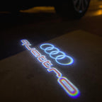 AUDI LOGO PROJECTOT LIGHTS Nr.19 (Menge 1 = 2 Logo Folien /2 Türleuchten)