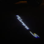 PORSCHE LOGO PROJECTOT LIGHTS Nr.80 (cantidad 1 = 2 logo película / 2 luces de puerta)
