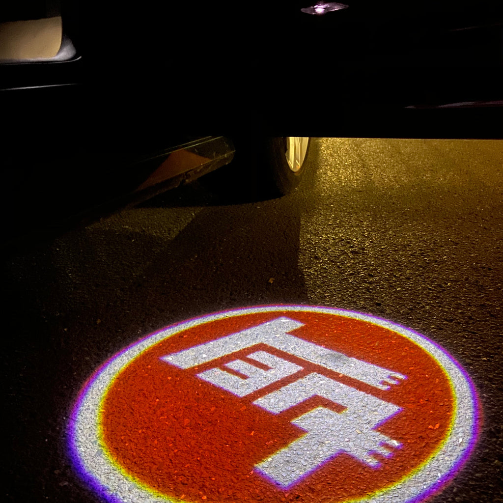 JDM LOGO PROJECTOT LIGHTS Nr.09 (Menge 1 = 1 Sets/2 Türleuchten)