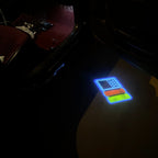 AUDI LOGO PROJECTOT LIGHTS Nr.19 (الكمية 1 = 2 Logo Films /2 أضواء الباب)