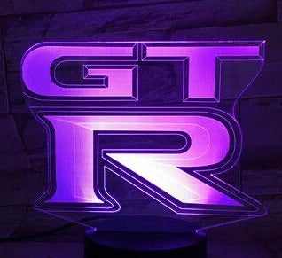 LUCI PROIETTORI LOGO GTR-R35 Nr.05 (quantità 1 = 2 Pellicole Logo / 2 luci porta)