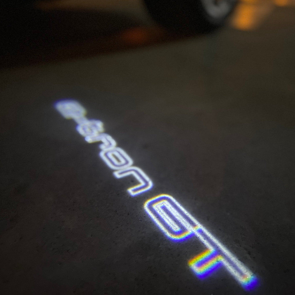 AUDI LOGO PROJECTOT LIGHTS Nr.19 (Menge 1 = 2 Logo Folien /2 Türleuchten)