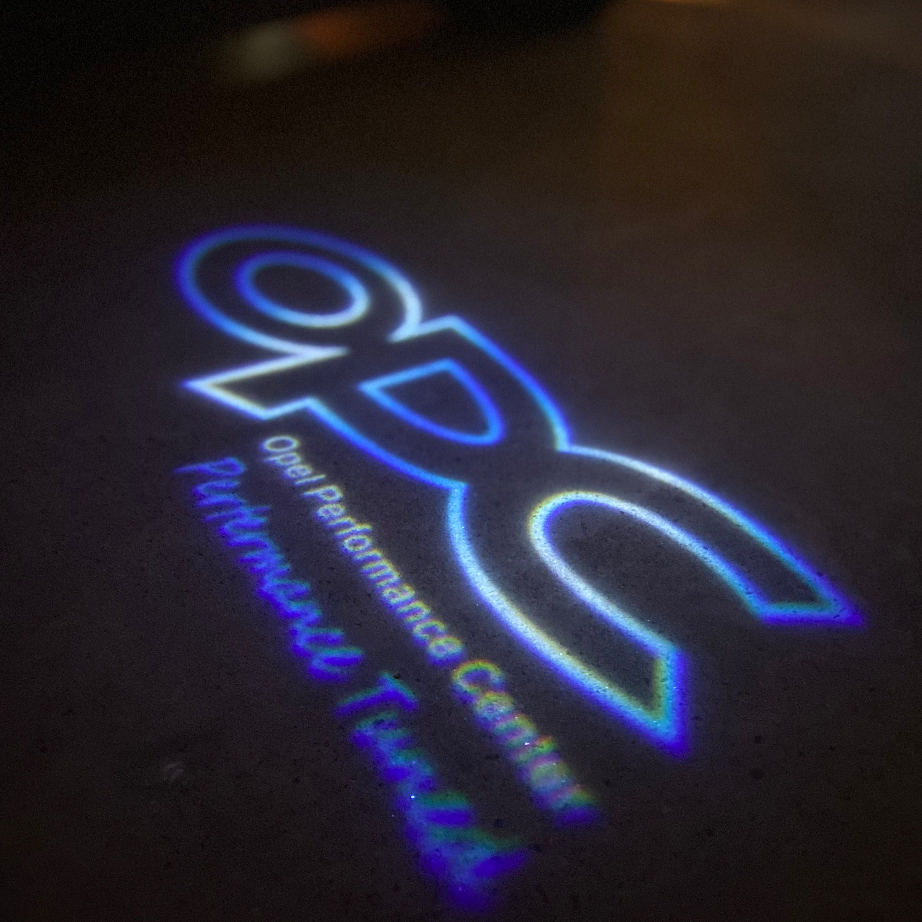 أوبل INSignia LOGO PROJECROTR أضواء Nr.01 (كمية 1 = 1 مجموعات / 2 أضواء الباب)