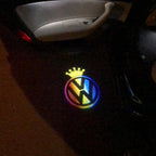 Volkswagen Türleuchten Logo Nr. 01 (Menge 1 = 2 Logofolie / 2 Türleuchten)