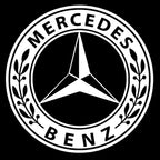 MERCEDES BENZ LOGO PROJECTOT LIGHTS Nr.04 (Menge 1 = 1 Sätze/2 Türleuchten)