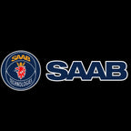 SAAB  Original LOGO PROJECROTR LIGHTS Nr.2515 (quantity 1 = 1 sets/2 door lights)
