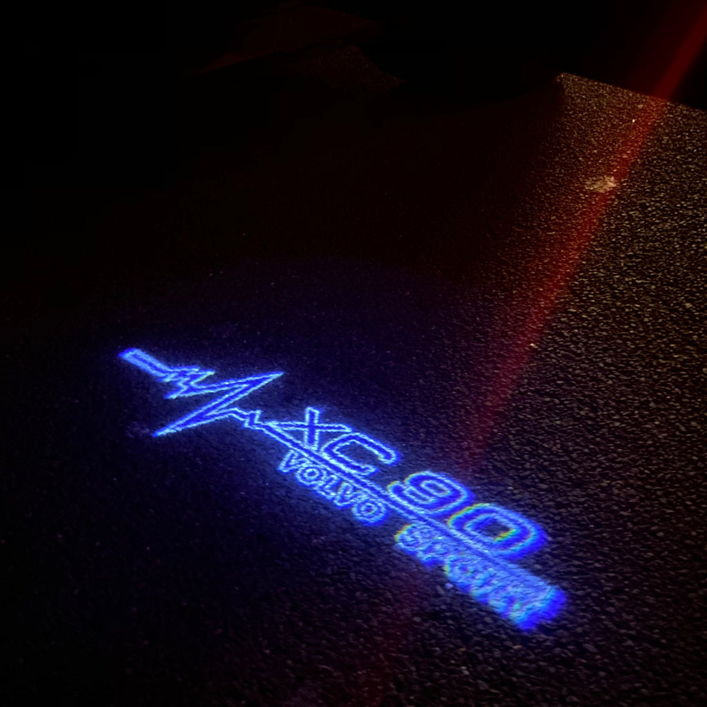 XC 90 LOGO PROJECROTR أضواء Nr.44 (الكمية 1 = 2 شعار فيلم / 2 أضواء الباب)