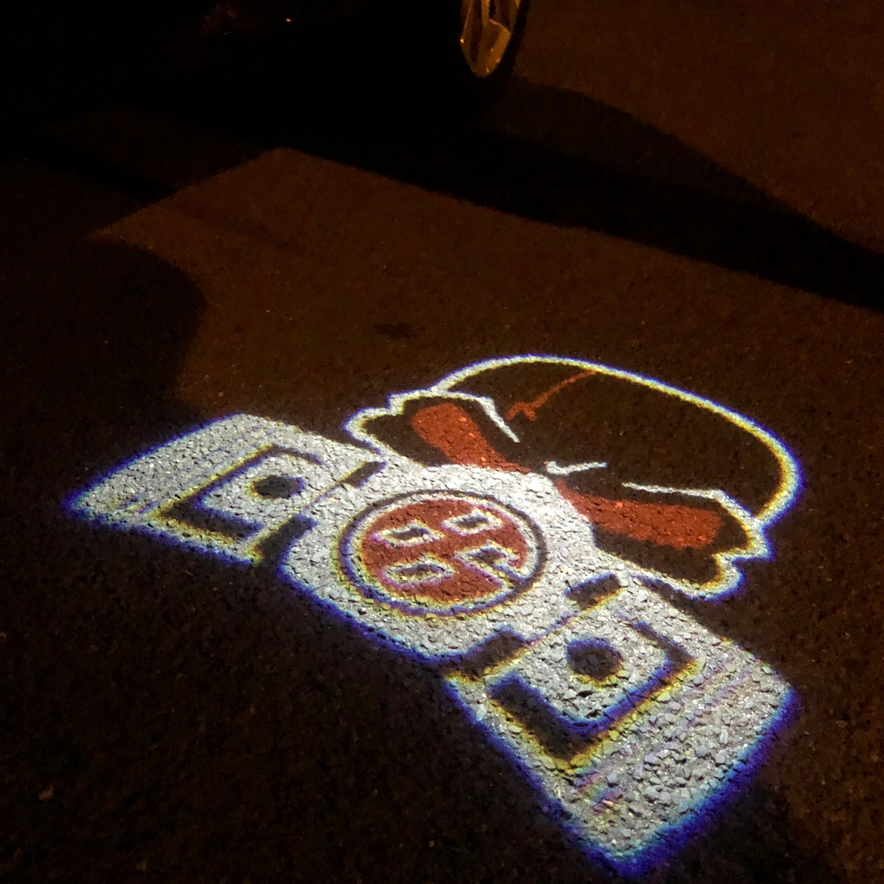 TOYOTA  GT86 LOGO PROJECROTR LIGHTS Nr.01 Logo ( quantity 1 = 1 sets/2 door lights)