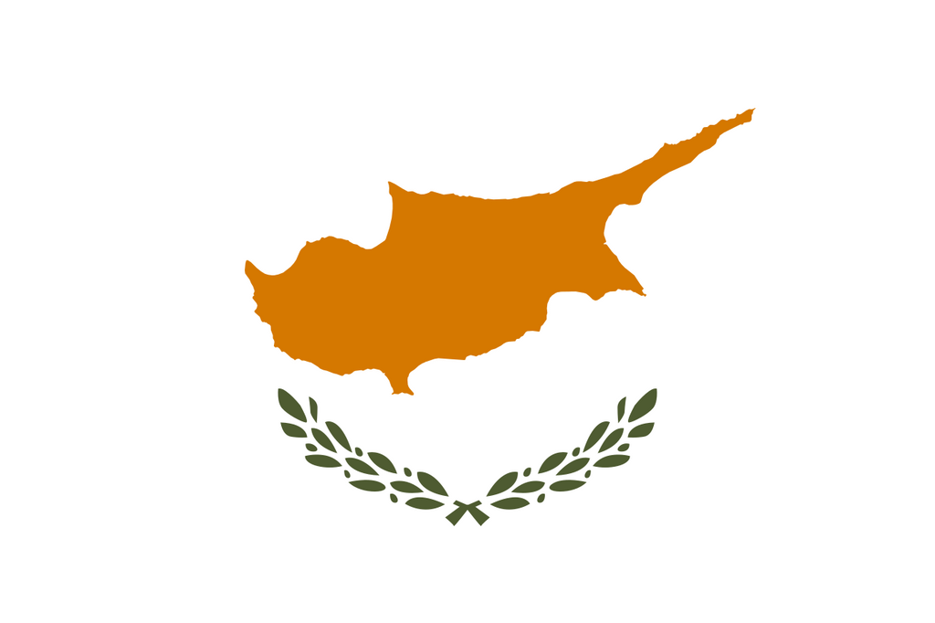 Zypern Κυπρική Δημοκρατία Nationalflaggenlogo (Anzahl 1 = 1 Sätze / 2 Logofilme / Kann Lichter anderer Logos ersetzen)