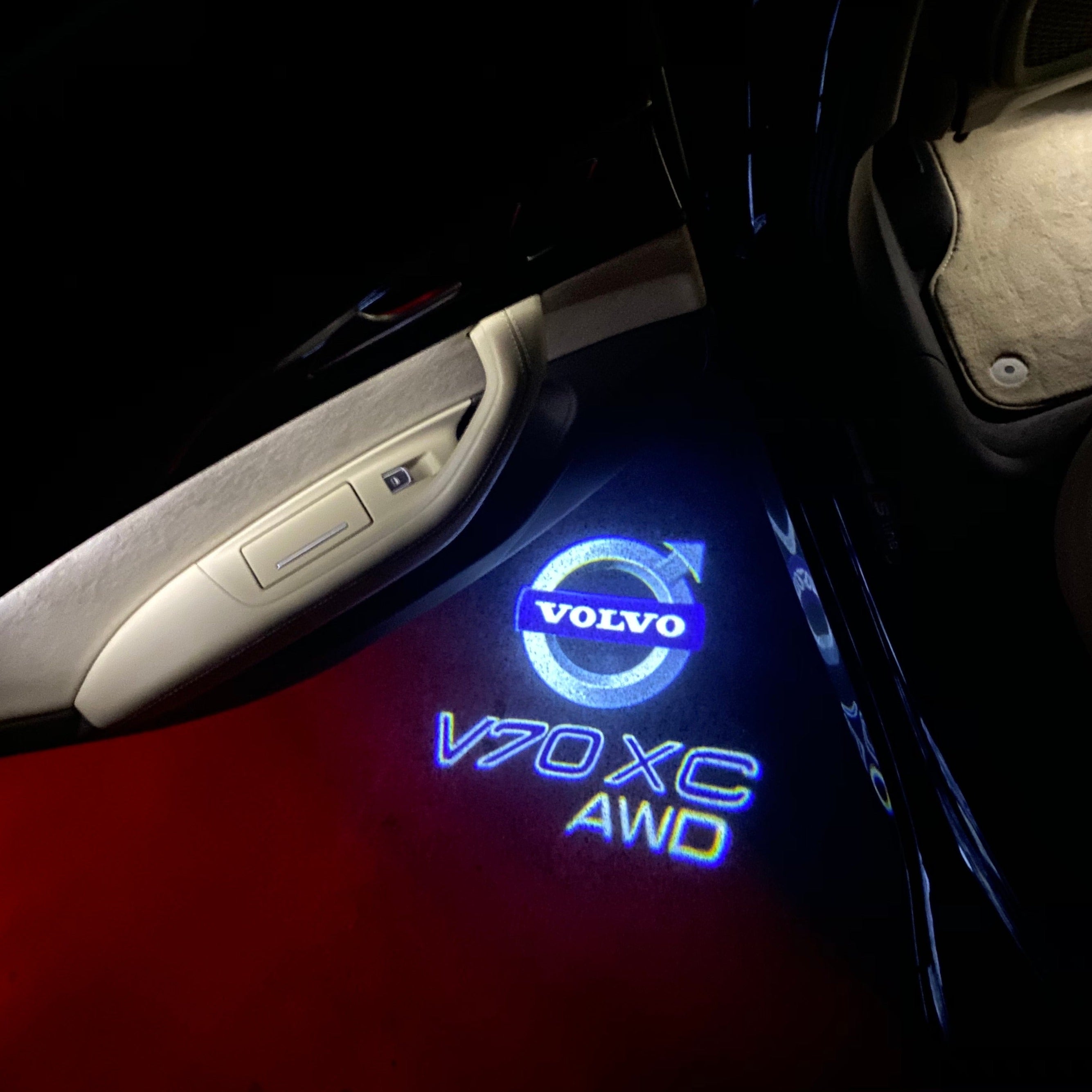 V 70 LOGO PROJECROTR LIGHTS Nr.06 (Menge 1 = 2 Logo Film / 2 Türleuchten)