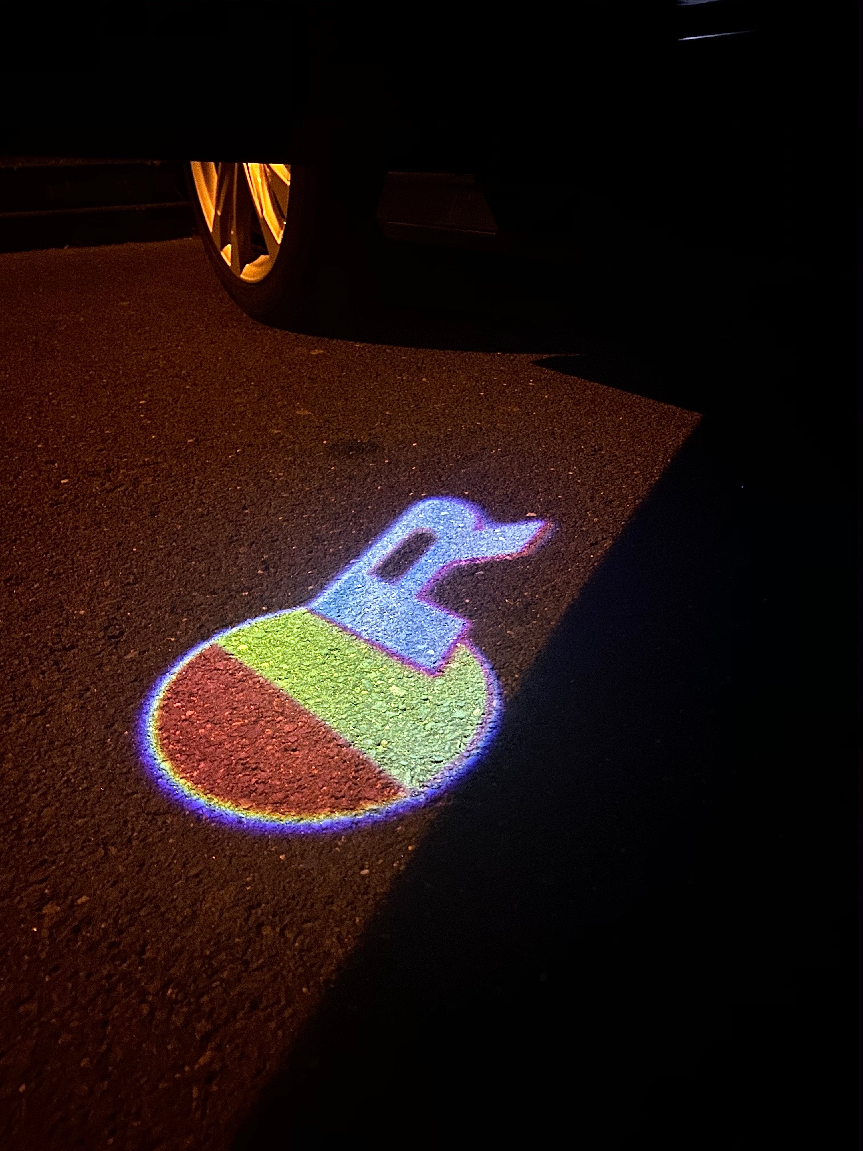 JAGUAR LOGO PROJECROTR LIGHTS Nr.63 (Menge 1 = 1 Sets/2 Türleuchten)