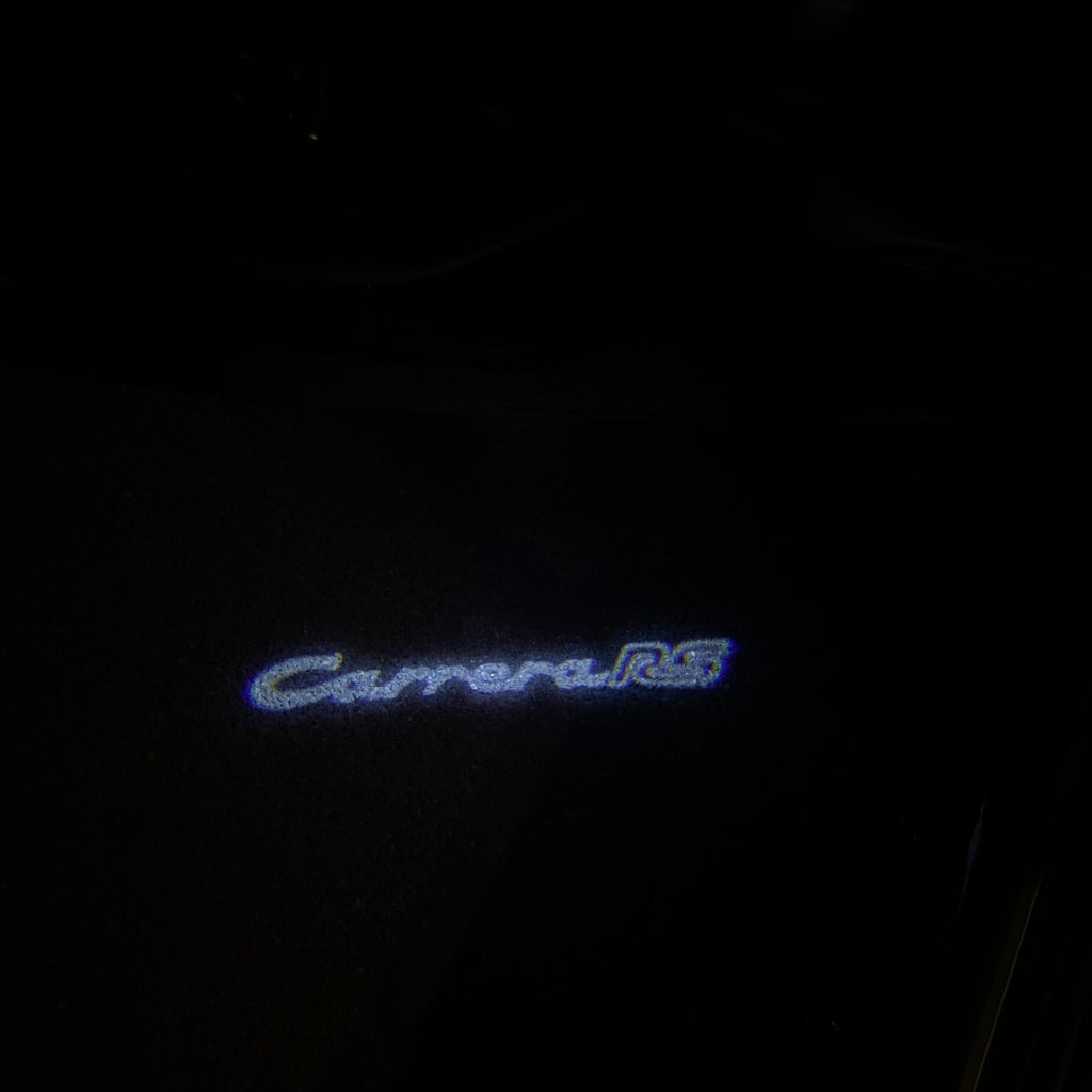 PROJECTEUR PORSCHE LOGO LIGHTS Nr.80 (quantité 1 = 2 Film Logo / 2 feux de porte)