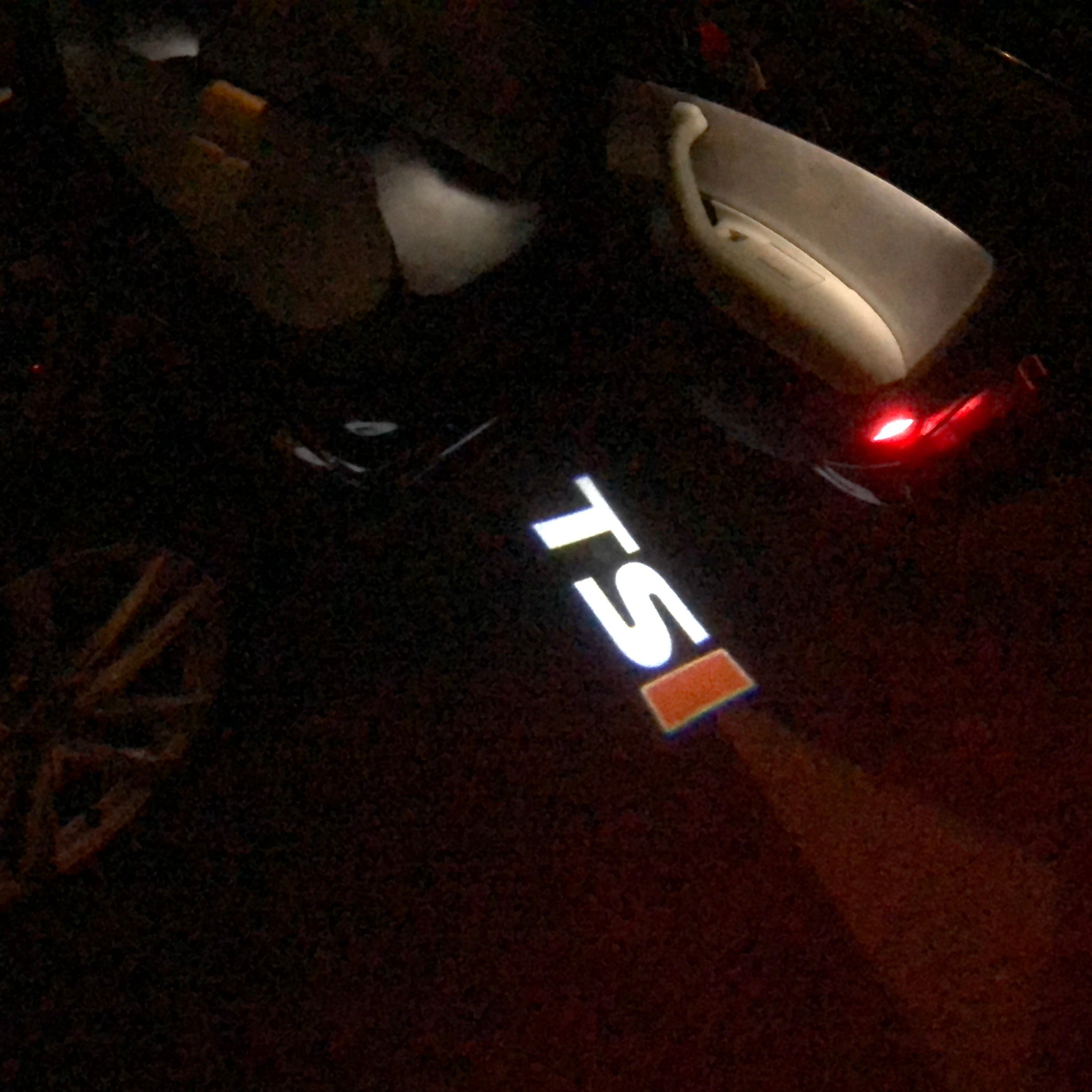 Volkswagen Luces de puerta TSI Logo Nr. 107 (cantidad 1 = 2 películas con logotipo / 2 luces de puerta）