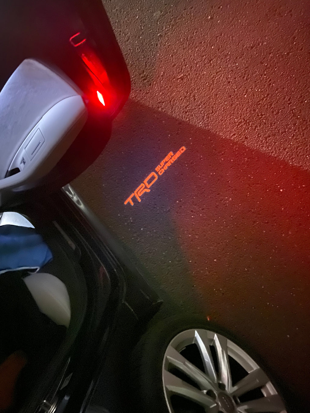 TRD LOGO PROJECROTR LIGHTS Nr.03 (quantité 1 = 1 ensemble/2 feux de porte)