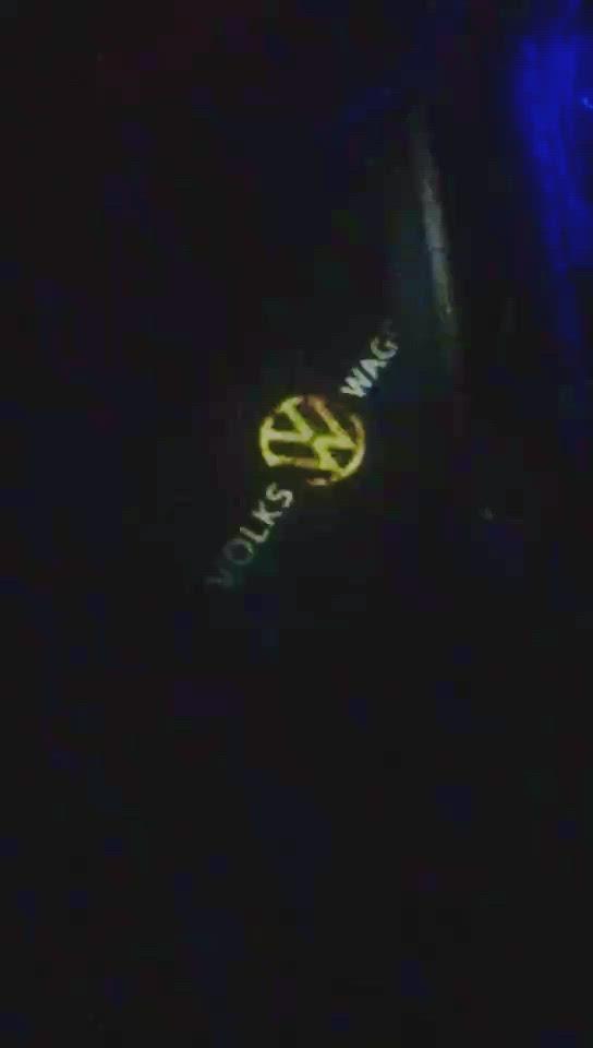 Volkswagen Türlichter Logo Nr. 06 (Menge 1 = 2 Logo Film / 2 Türlichter)
