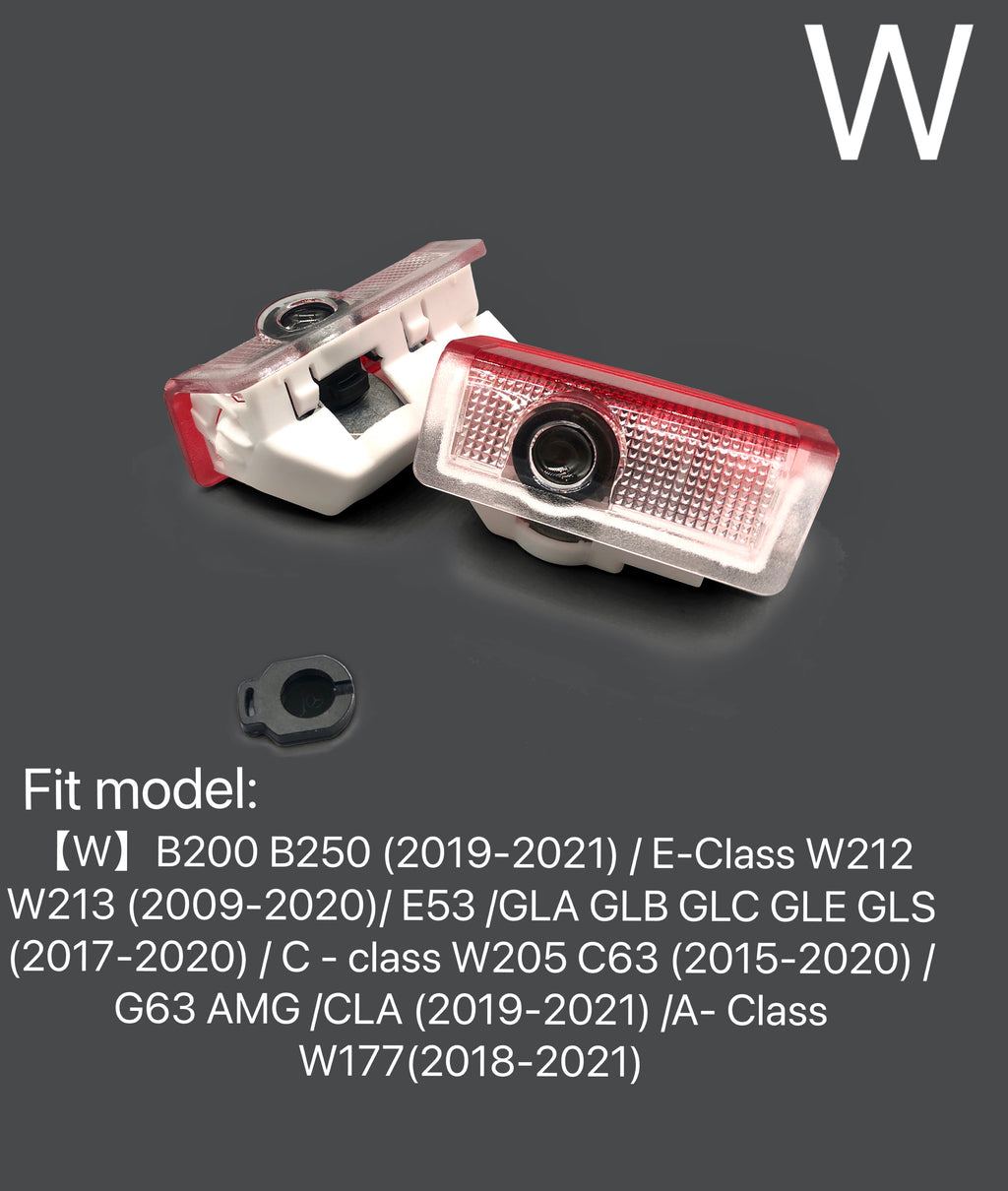 MERCEDES BENZ LOGO PROJECTOT LIGHTS Nr.05 (Menge 1 = 1 Sätze/2 Türleuchten)