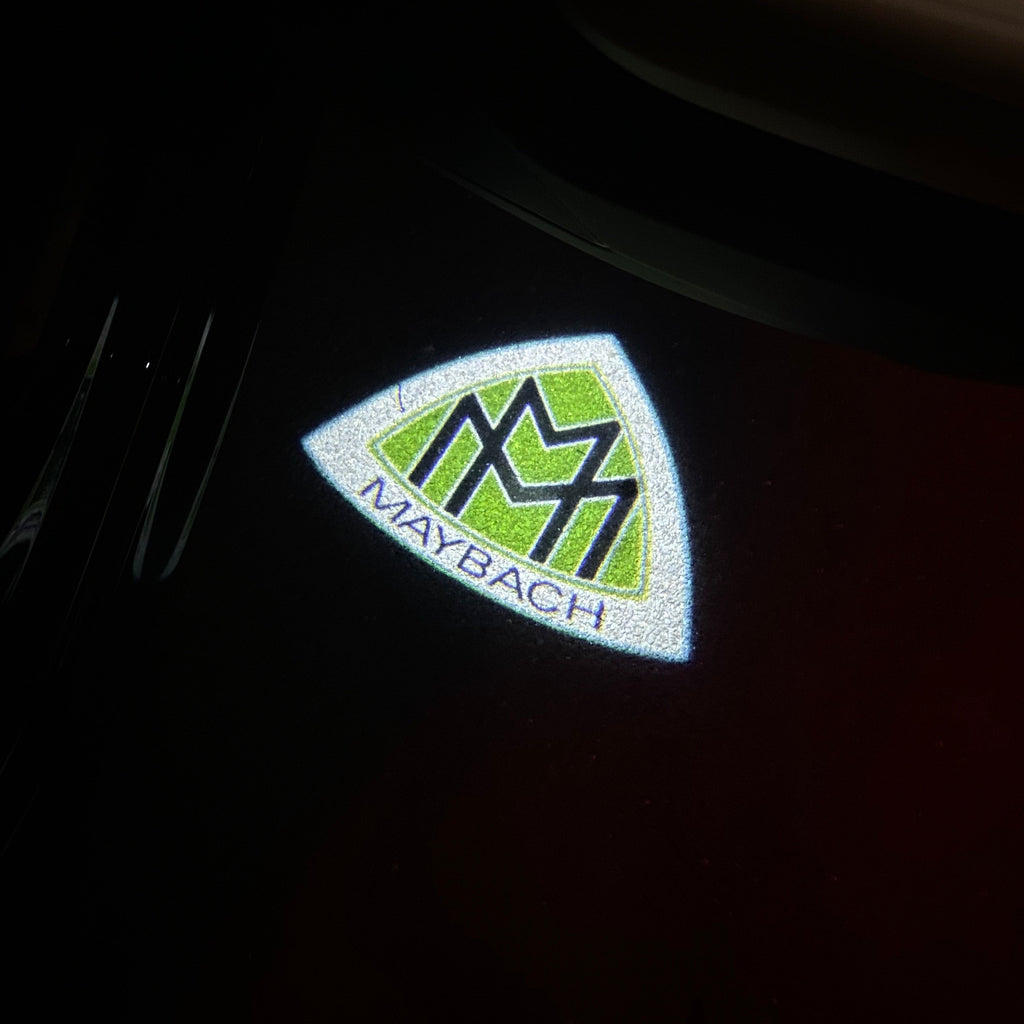 MAYBACH LOGO PROJECTOT LIGHTS Nr.28 (الكمية 1 = 2 شعار الأفلام / 2 أضواء الباب)