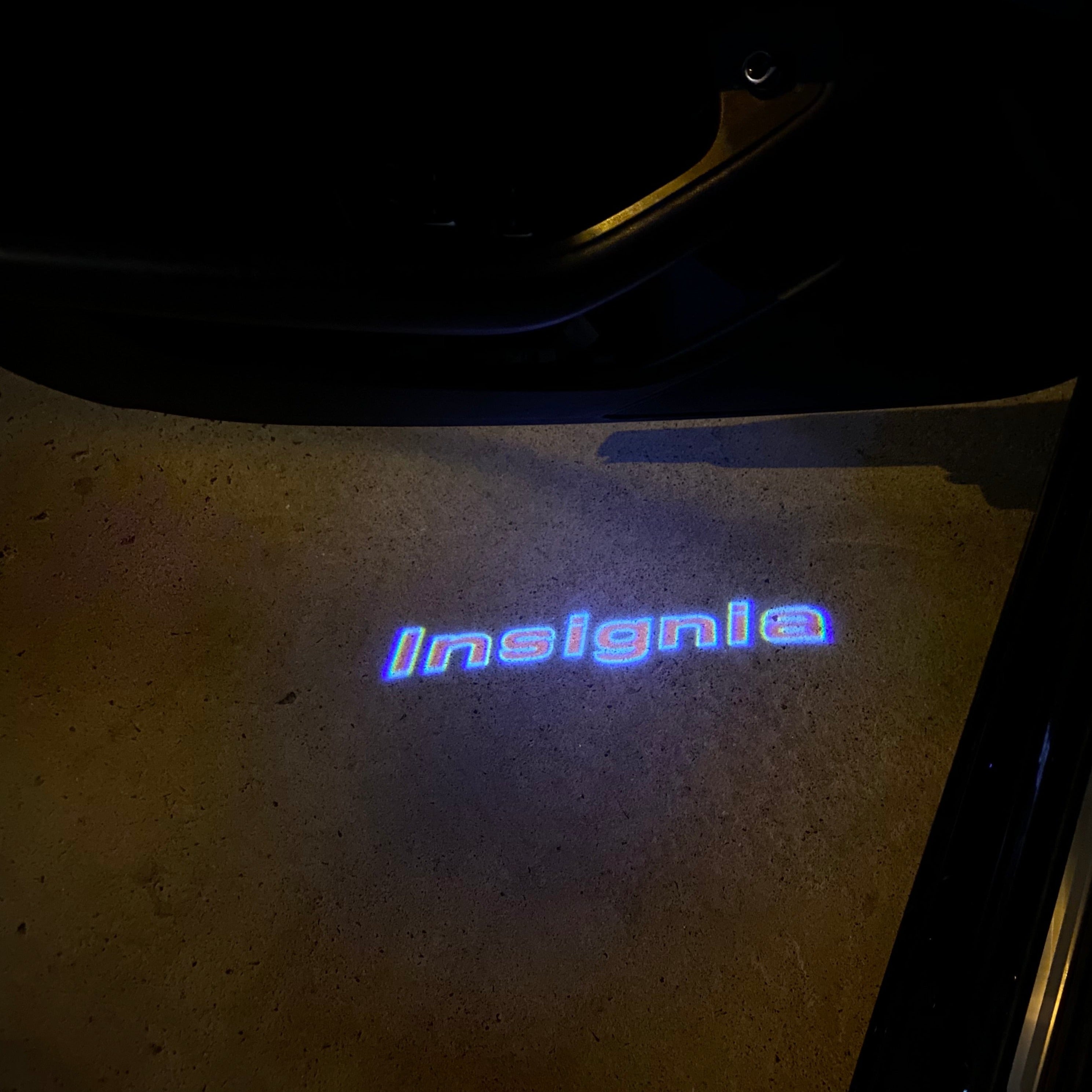 أوبل INSignia LOGO PROJECROTR أضواء Nr.01 (كمية 1 = 1 مجموعات / 2 أضواء الباب)