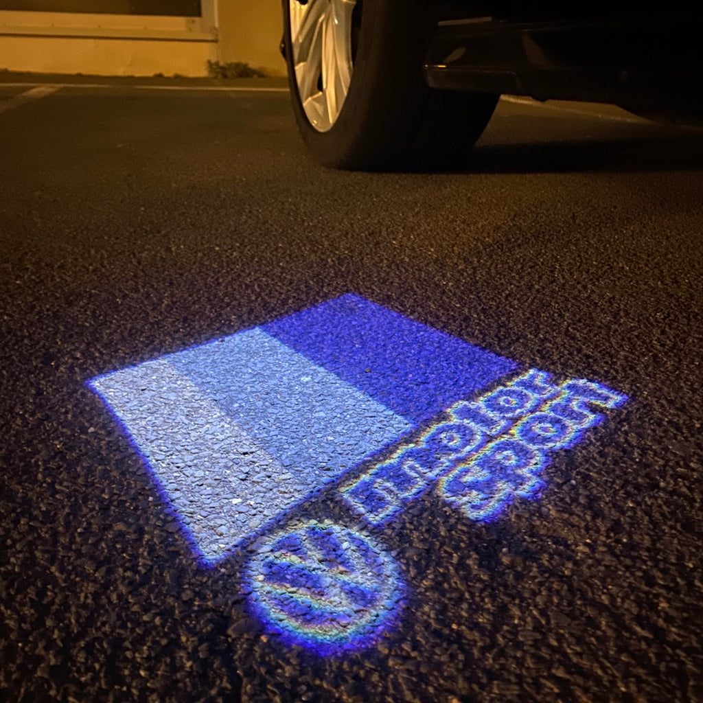 Volkswagen Feux de porte Motor Sport Logo Nr. 150 (quantité 1 = 2 film de logo / 2 lumières de porte)