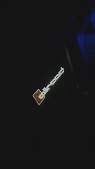 أودي ALLROAD LOGO PROJECTOT أضواء Nr.03 (كمية 1 = 2 شعار الأفلام / 2 أضواء الباب)