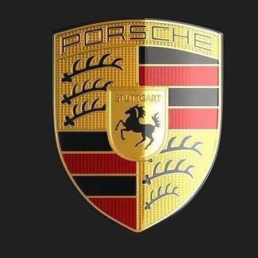 Porsche original logo projection Light No. 03 (qty. 1 = 2 logo film / 2 Door Lights)