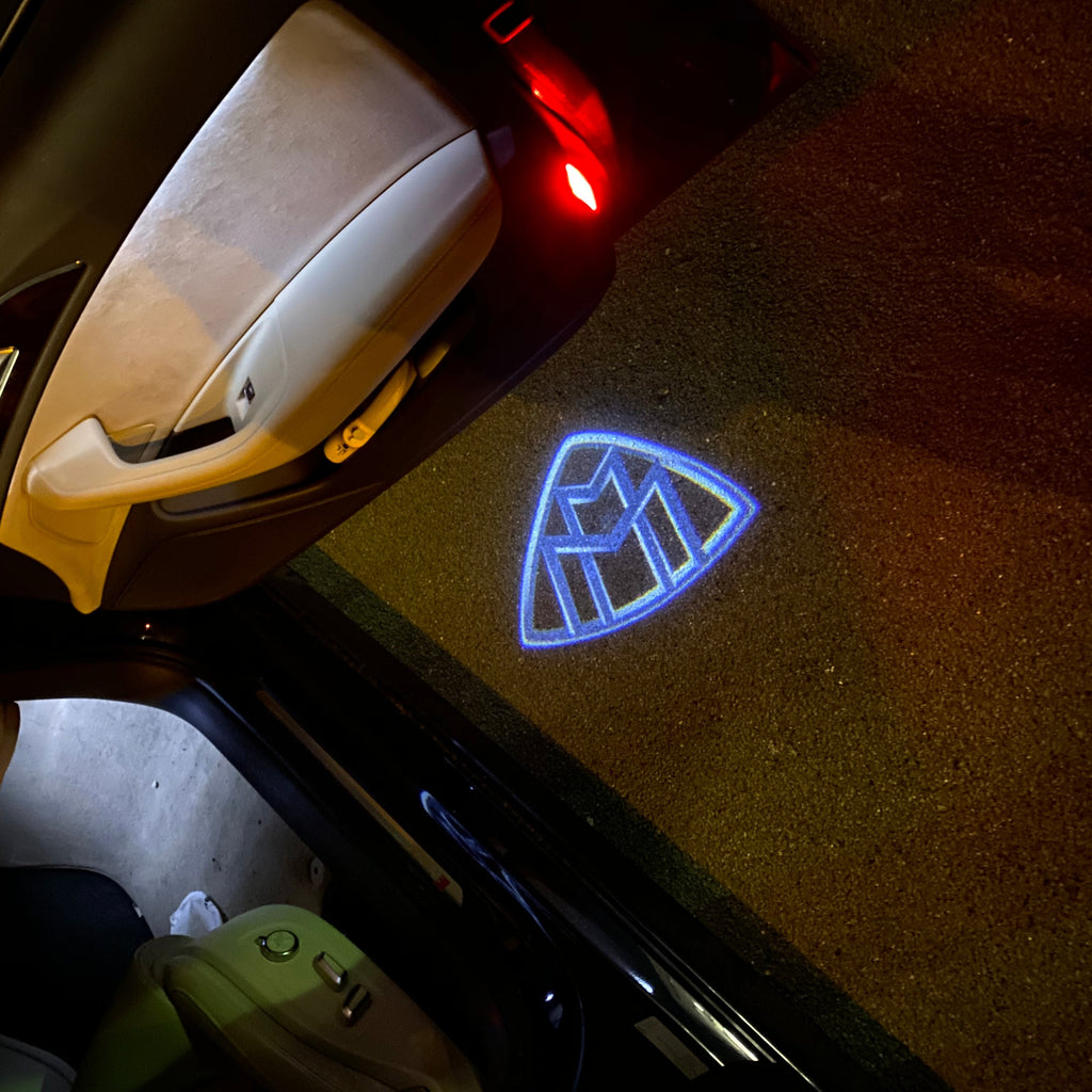 MAYBACH LOGO PROJECTOT LIGHTS Nr.28 (الكمية 1 = 2 شعار الأفلام / 2 أضواء الباب)